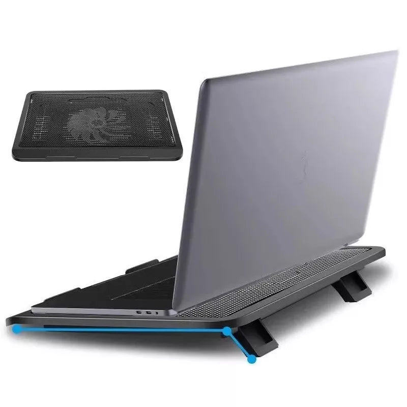 Laptop Cooling Base for 10 14 inch Laptops Large Fan Plastic Material