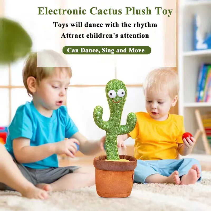 Talking Toy Cactus Toy Dancing Cactus Doll Speak Talk Sound Record Repeat Kawaii