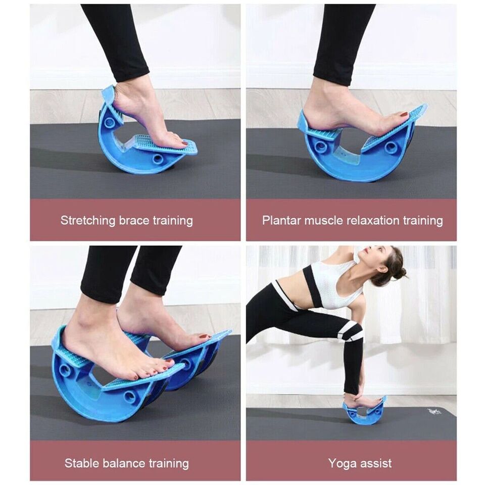 Fitness Ankle Pedal Stretch Board Stretcher Foot Rocker Calf Massage Plantar