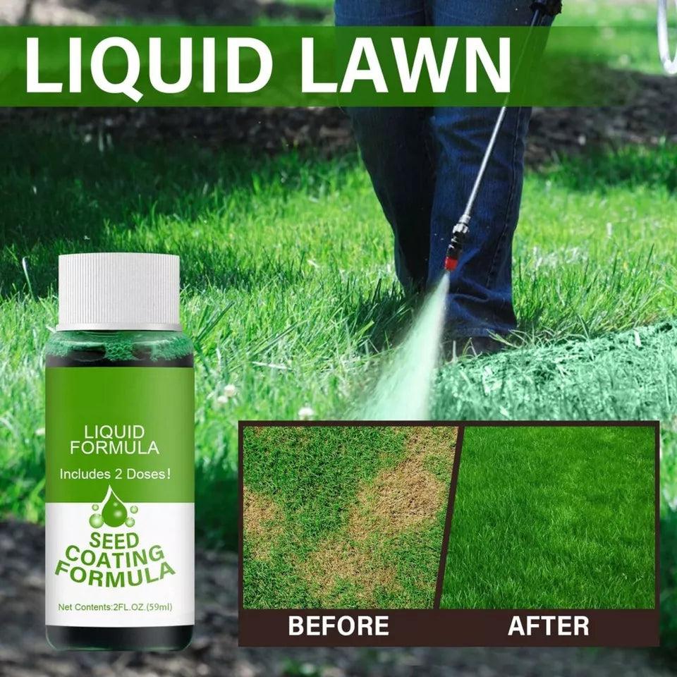 Hydro Mousse Seeding Grass Liquid Lawn Green Spray Device Seed Care Watering