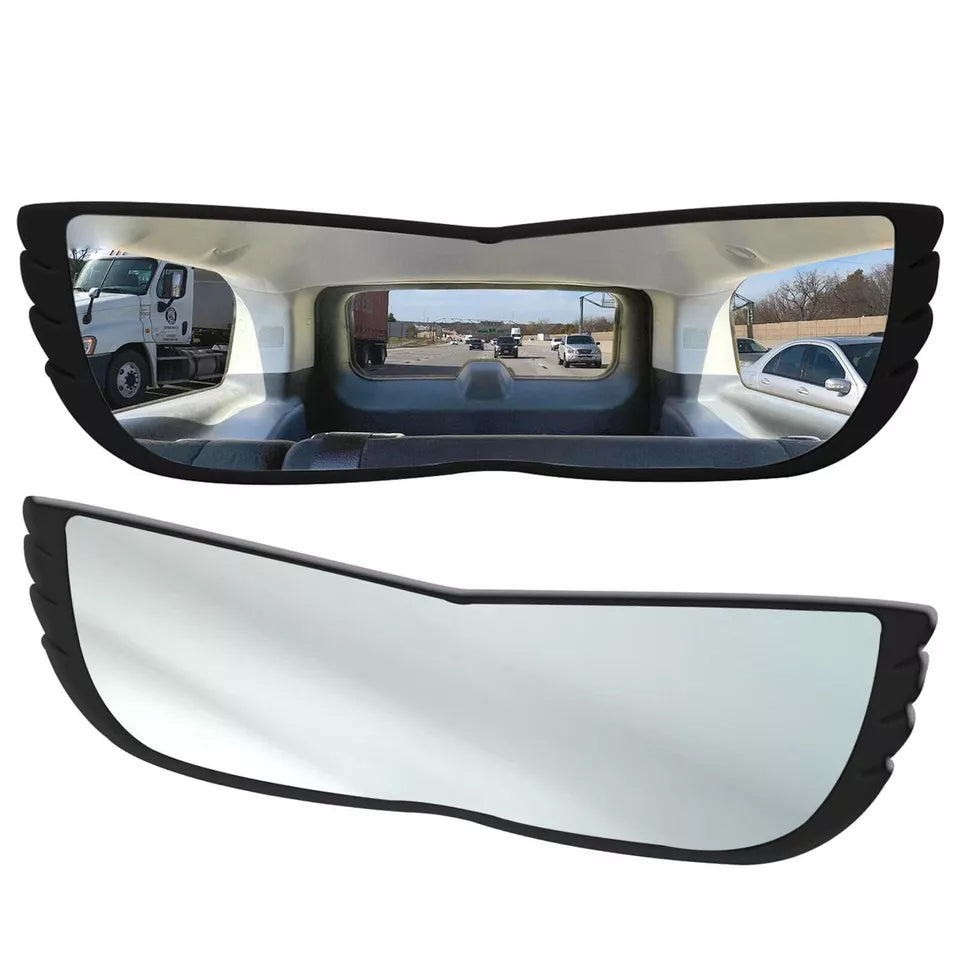 11" Angel View Wide-Angle Rearview Mirror For Most Cars SUVs & Trucks