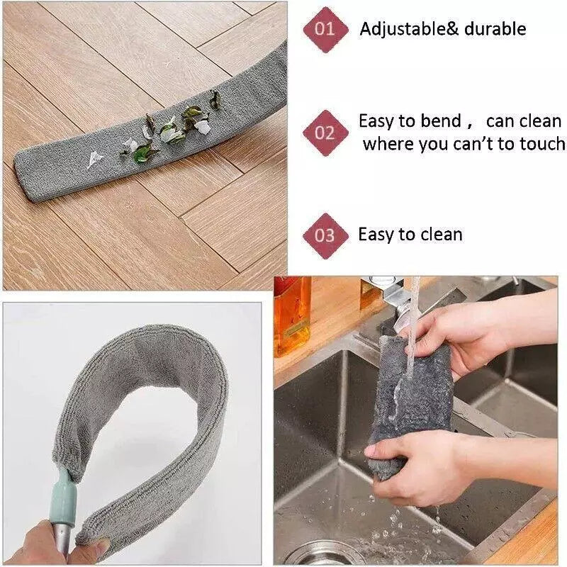 Retractable Gap Dust Cleaner Long Handle Flexible Gap Dust Mops For Sofa Bed