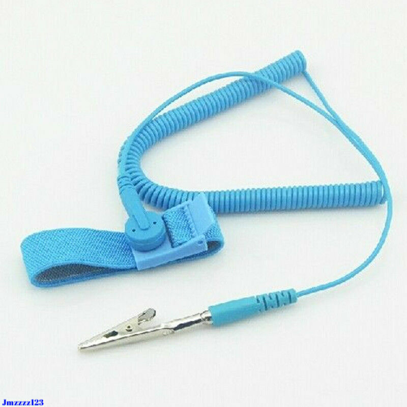 Anti Static Electricity Grounding ESD Wired Wristband Discharge Wrist Strap